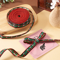 10Yards Polyester Flower Ribbon&nbsp;OCOR-TA0003-63B