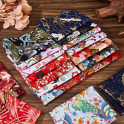 30Pcs Rectangle Cotton Linen Fiber Cloth Fabric&nbsp;DIY-WH0591-526