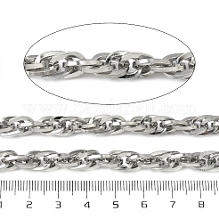 304 Stainless Steel Rope Chains&nbsp;CHS-H025-16P-01