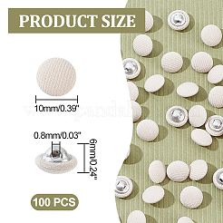 100Pcs 1-Hole Aluminum Buttons&nbsp;DIY-NB0007-77D