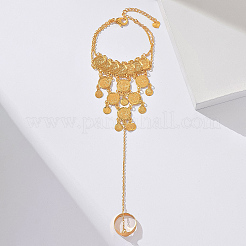 Brass Link Finger Ring Bracelets for Women&nbsp;HQ4886