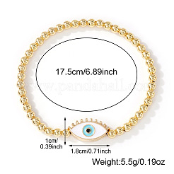 Evil Eye Brass Stretch Bracelet&nbsp;BG3355