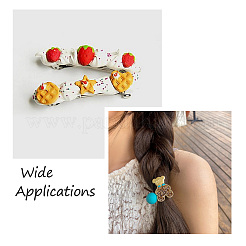 90pcs 18 Style Resin Cabochons&nbsp;CRES-TA0001-10