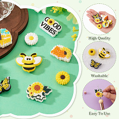 DIY Sunflower Beads Findings Kits&nbsp;DIY-TA0014-81