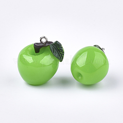 Resin Pendants&nbsp;X-RESI-T028-34B