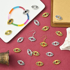 30Pcs 2 Colors Tibetan Style Alloy Bead Frame&nbsp;TIBE-YW0001-63