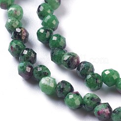 Natural Ruby Zoisite  Beads Strands&nbsp;G-H243-16