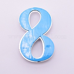 Plastic & PVC Number Sign Labels&nbsp;KY-WH0023-B08-01