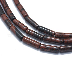 Natural Mahogany Obsidian Beads Strands&nbsp;G-F631-D01