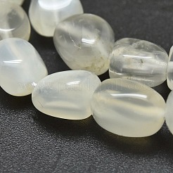 Natural White Moonstone Beads Strands&nbsp;X-G-O186-C-04