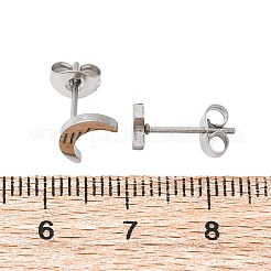 Tarnish Resistant 304 Stainless Steel Stud Earrings&nbsp;X-EJEW-F227-18P