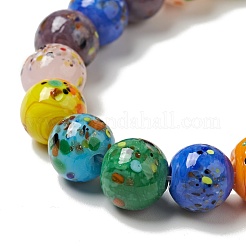 Handmade Lampwork Beads Strand&nbsp;LAMP-C008-02D