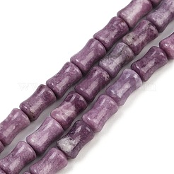Natural Lepidolite/Purple Mica Stone Beads Strands&nbsp;G-F792-B01