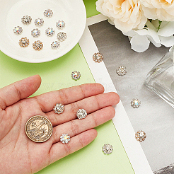 70pcs 3 Styles Cubic Zirconia with Alloy Cabochons&nbsp;DIY-GA0007-27
