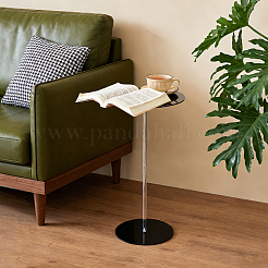 Acrylic Adjustable Round Side Table&nbsp;AJEW-WH0077-162B