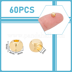 60Pcs 201 Stainless Steel Beads&nbsp;STAS-UN0064-38