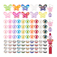 DIY Beadable Pen Butterfly Beads Findings Kits&nbsp;DIY-PH0023-87