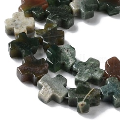 Natural Indian Agate Beads Strands&nbsp;G-M418-B06-01