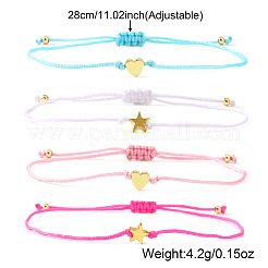 4Pcs Fashion Braided Nylon Cord Bracelets&nbsp;QL9217