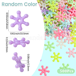 500Pcs Acrylic Beads&nbsp;MACR-SC0002-33