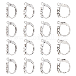 16Pcs 304 Stainless Steel Leverback Earring Findings&nbsp;STAS-UN0041-59