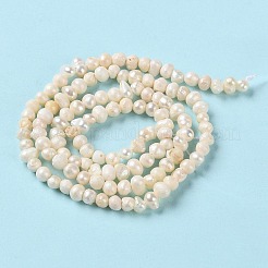 Natural Cultured Freshwater Pearl Beads Strands&nbsp;PEAR-E018-46