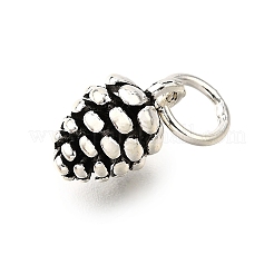 925 Sterling Silver Pinecone Charms&nbsp;STER-D306-07AS