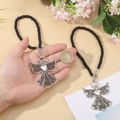 2Pcs Glass Bead Hanging Ornaments&nbsp;HJEW-GL00020