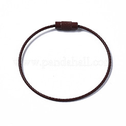Spray Painted 201 Stainless Steel Wire Cable Keychains&nbsp;BJEW-T019-01N