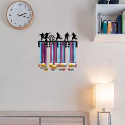 Fashion Iron Medal Hanger Holder Display Wall Rack&nbsp;ODIS-WH0021-119