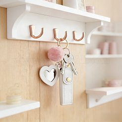 14Pcs 7 Colors PVC Leather Lipstick Keychain Holder&nbsp;KEYC-GO0001-23