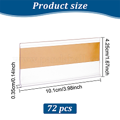 Rectangle PVC Price Tag Sign Label Holder&nbsp;KY-WH0046-62