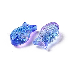 Transparent Spray Painted Glass Beads&nbsp;X1-GLAA-I050-10A
