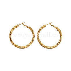 Brass Hoop Earrings for Women&nbsp;WG29896-01