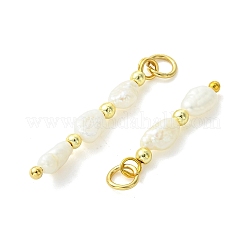 3Pcs 3 Styles Natural Baroque Keshi Pearl Pendants&nbsp;PALLOY-JF05533
