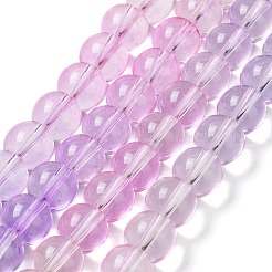 Baking Paint Transparent Glass Beads&nbsp;LS-DGLA-M001-10mm-02