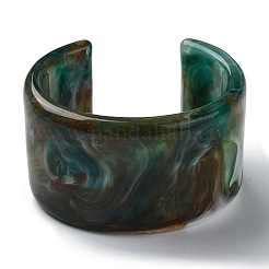 Resin Plain Cuff Bangles&nbsp;BJEW-B074-03C