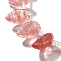 Cherry Quartz Glass Beads Strands&nbsp;G-P561-A07-01