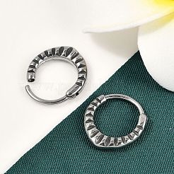 316 Surgical Stainless Steel Hoop Earrings&nbsp;EJEW-G416-29AS
