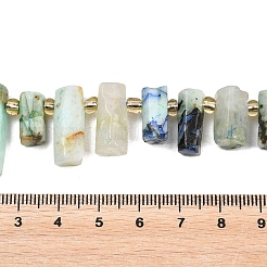 Natural Chrysocolla and Lapis Lazuli Beads Strands&nbsp;G-F829-A14-01