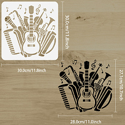 PET Hollow Out Drawing Painting Stencils&nbsp;DIY-WH0391-0314