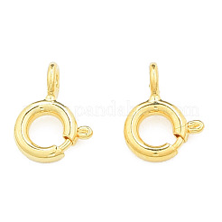 Brass Spring Ring Clasps&nbsp;KK-N259-10