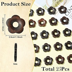 Wood Beads&nbsp;WOOD-YWC0001-02