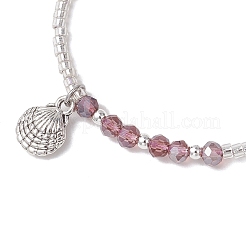 Glass Seed Beads Braided Bracelets&nbsp;BJEW-MZ00176-01