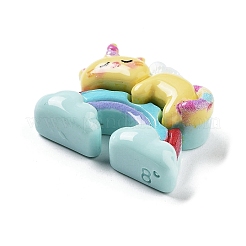 Opaque Resin & Plastic Cabochons&nbsp;RESI-K029-01E