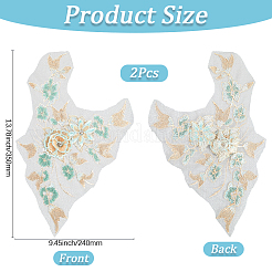 Polyester Embroidery Lace Sewing Ornaments&nbsp;DIY-WH20031-079B