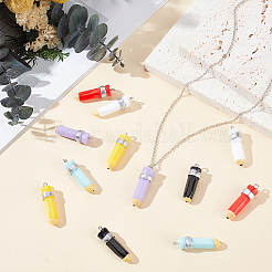 40Pcs Opaque Resin Pendants&nbsp;RESI-ME0001-42