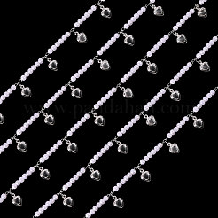 Handmade Resin Beaded Chains&nbsp;AJEW-WH0460-013P