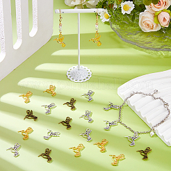 120Pcs 3 Colors Alloy Open Back Bezel Pendants&nbsp;DIY-DC0003-84