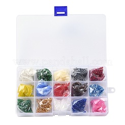 180G 15 Colors Glass Seed Beads&nbsp;SEED-JQ0003-01A-3mm